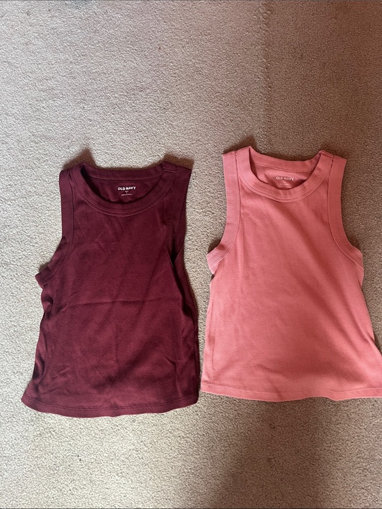 Old Navy Tops - Old Navy Women’s Tank Tops - Rose Pink & Burgundy